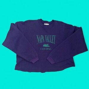 Hanes Purple Women's Crew Neck Sweater